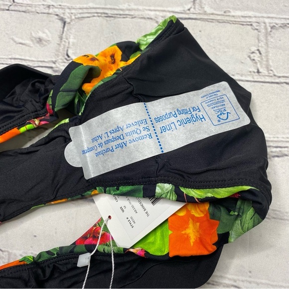 Andie The Banded Cheeky  bikini bottom size medium floral print NEW - Picture 7 of 7